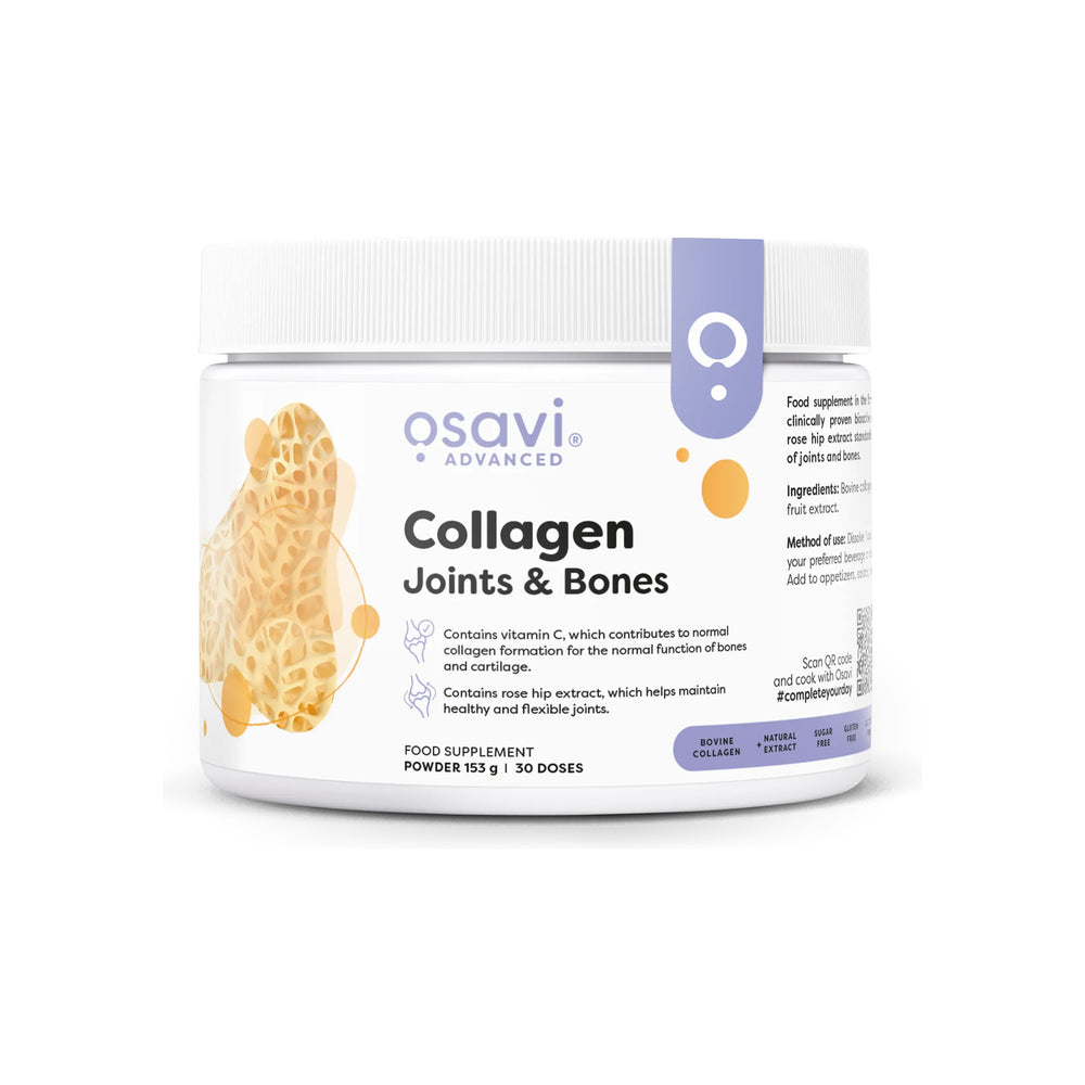 Colagénio Joints & Bones FORTIBONE® Osavi 153 g – frente da embalagem