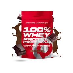 100% Whey Protein Professional Scitec Nutrition 1 kg Chocolate – frente da embalagem