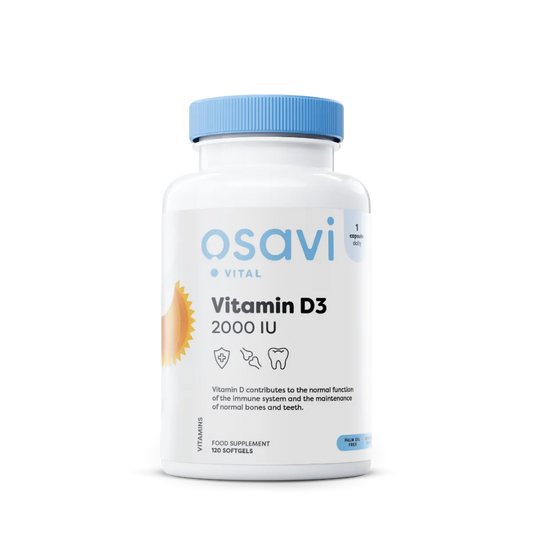 Vitamina D3 - 2000IU - Osavi - 120 Cápsulas - Vitamina
