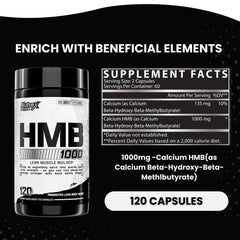 HMB 1000 – Nutrex Research – 120 Cápsulas