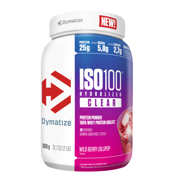ISO 100 Hydrolyzed Clear Whey Protein 900g - Dymatize