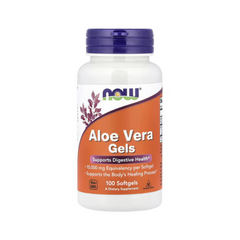 Aloe Vera Gels - NOW Foods - 100 Cápsulas