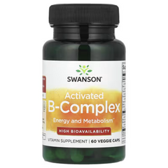 Complexo B Ativado de Alta Biodisponibilidade - Swanson - 60 cápsulas