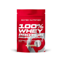 100% Whey Protein Professional Scitec Nutrition 1 kg Baunilha – frente da embalagem