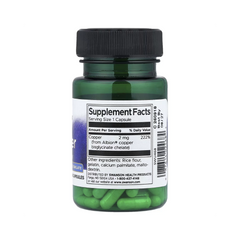 Cobre Albion 2mg - Swanson - 60 Cápsulas