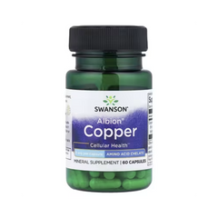 Cobre Albion 2mg - Swanson - 60 Cápsulas