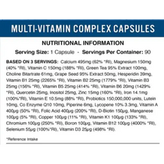 Complexo Multivitamínico - 90 cápsulas - Applied Nutrition - Vitamina