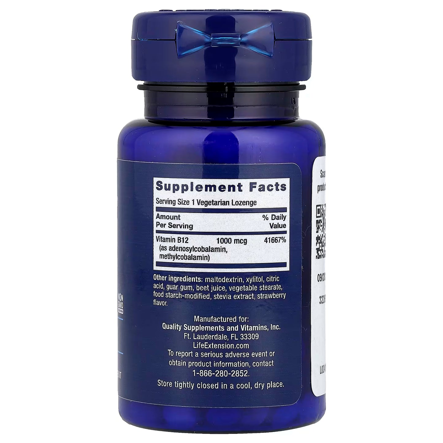B12 Elite - Life Extension - 60 pastilhas