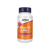 Mega D-3 & MK-7 – NOW Foods – 120 Cápsulas