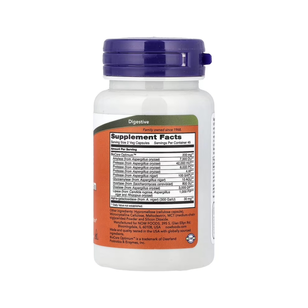 Optimal Digestive System - 90 Cápsulas - NOW Foods