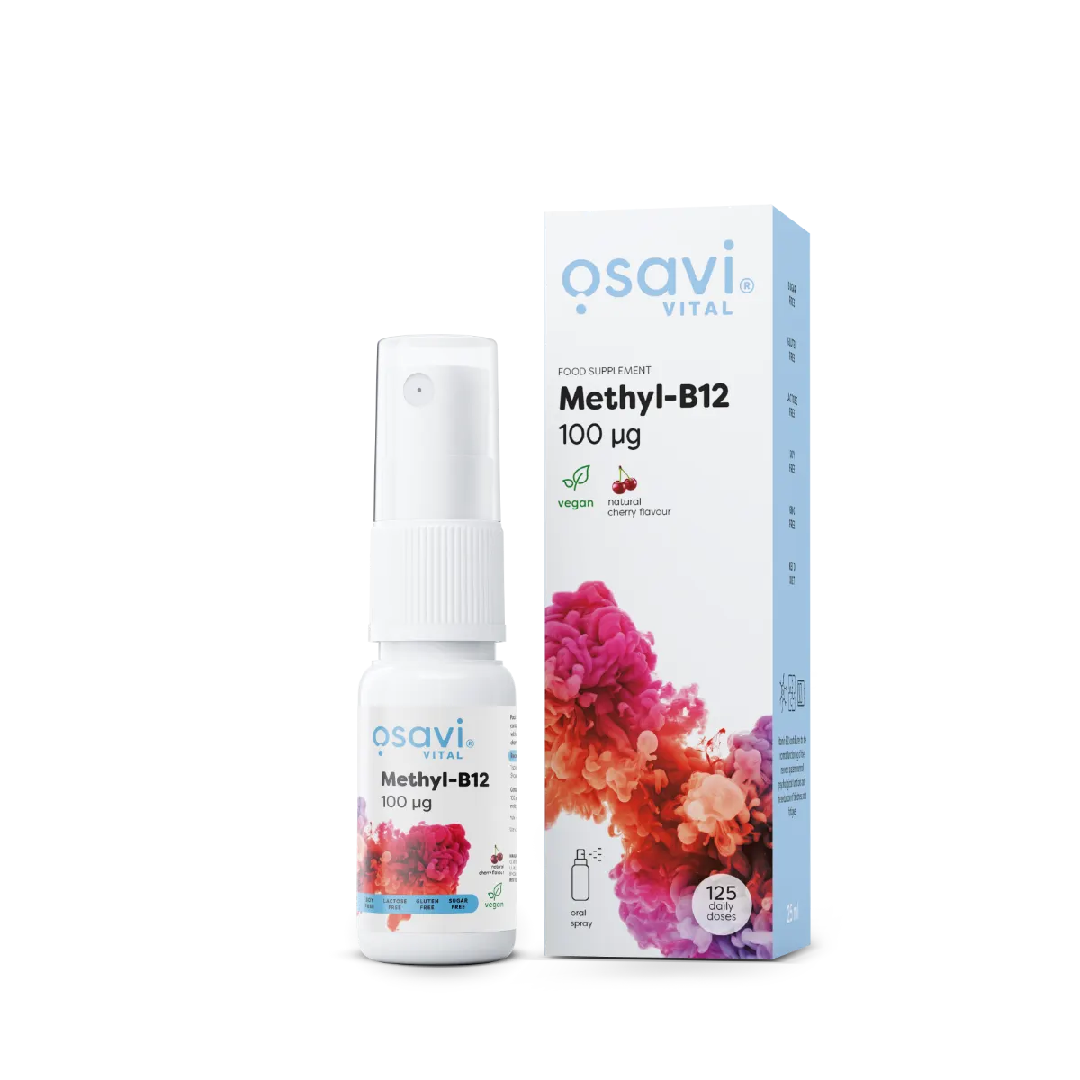 Metil B12 Spray Oral, 100 mcg (cereja) - 25 ml - Osavi