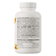 Vitamina D3 4000 IU - Ostrovit - 120 Cápsulas