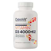 Ostrovit, Vitamina D3 4000 IU + K2 100 mcg , 100 Tabs