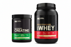 Creatina Optimum Nutrition 317g + Gold Standard 100% Whey Optimum Nutrition 900g