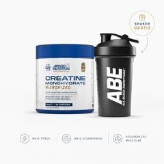 Creatina Applied Nutrition 250g + ABE Shaker 400ml Grátis