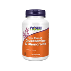 Glucosamina e Condroitina Extra Forte – NOW Foods – 60 Cápsulas