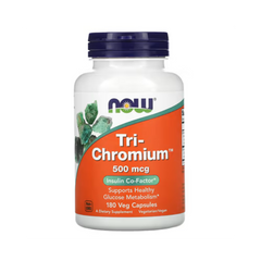 Tri-Crómio 500mcg - NOW Foods - 90 Cápsulas