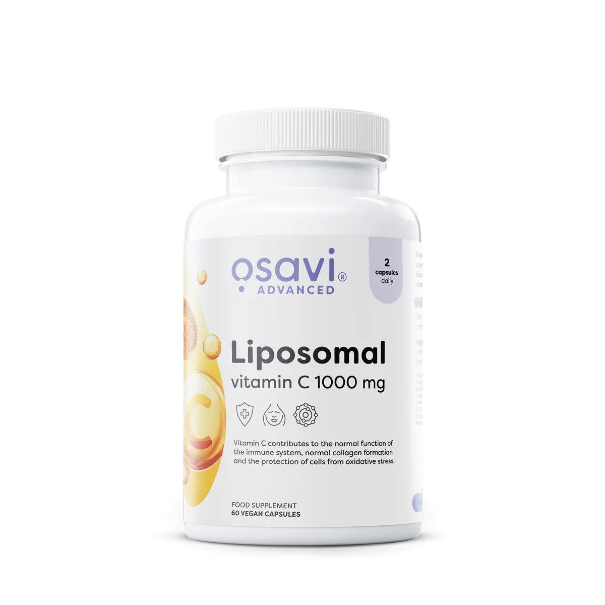 Vitamina C Liposomal 1000mg - 60 cápsulas - Osavi