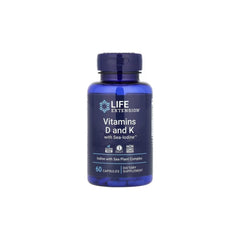 Vitaminas D e K com Iodo Marinho - Life Extension - 60 Cápsulas