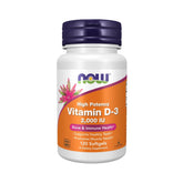 Vitamina D3 2000 IU – NOW Foods – 120 Softgels