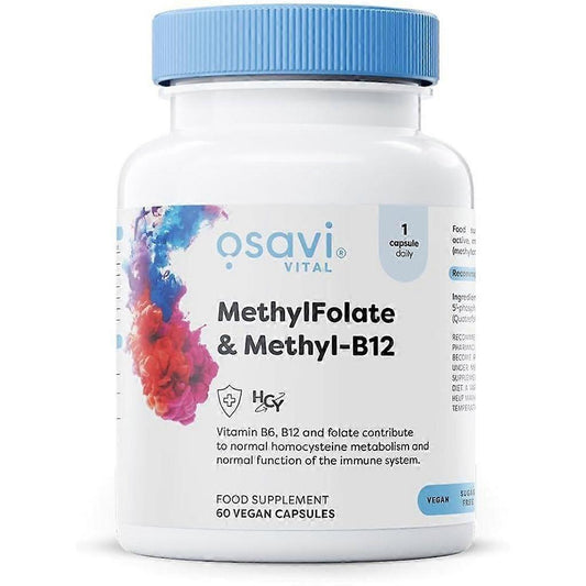 MethylFolate & Methyl-B12 - 60 Cápsulas - Osavi