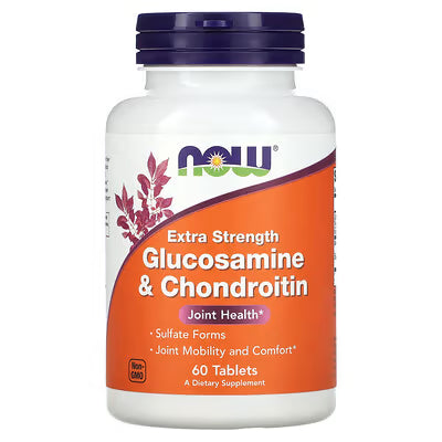 Glucosamina e Condroitina Extra Forte - 60 cápsulas- NOW Foods