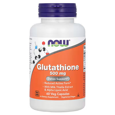 Glutationa 500mg - 60 cápsulas - NOW Foods