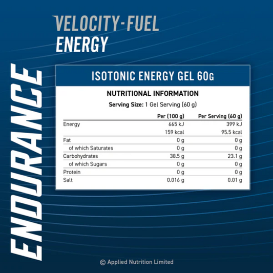 Energy Gel Isotonico - 60ml e 20 Unidades - Applied Nutrition