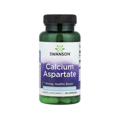 Aspartato de Cálcio 200mg - Swanson - 60 cápsulas
