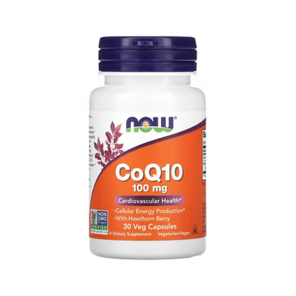 CoQ10 100mg - 30 Cápsulas - NOW Foods