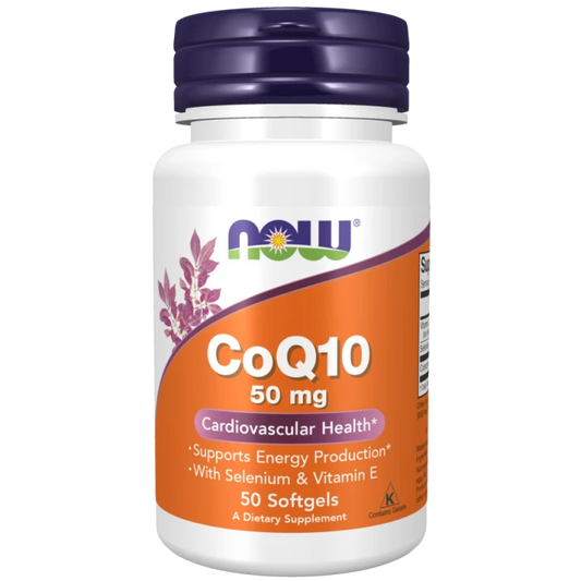 CoQ10 50mg + Selénio e Vitamina E - 50 Cápsulas