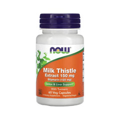 Extrato de Cardo-Mariano (Milk Thistle) com Cúrcuma 150mg – NOW Foods – 60 Cápsulas