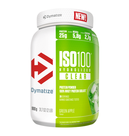 ISO 100 Hydrolyzed Clear Whey Protein 900g - Dymatize
