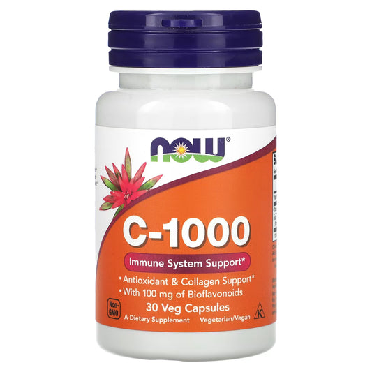 C-1000 - 30 cápsulas - NOW Foods