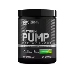 Platinum Pump Pré-Workout (Sem Cafeína) - 380g - Framboesa Azul - Pré-Treino