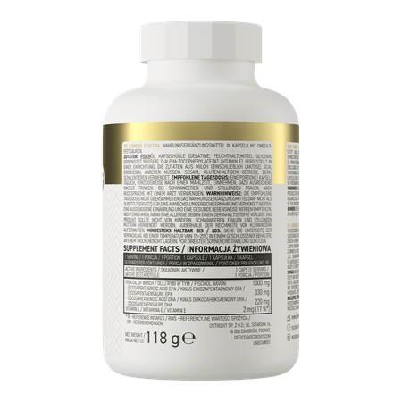 Omega 3 Ultra - 90 Cápsulas - OstroVit