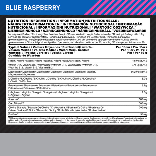 Platinum Pump Pré-Workout (Sem Cafeína) - 380g