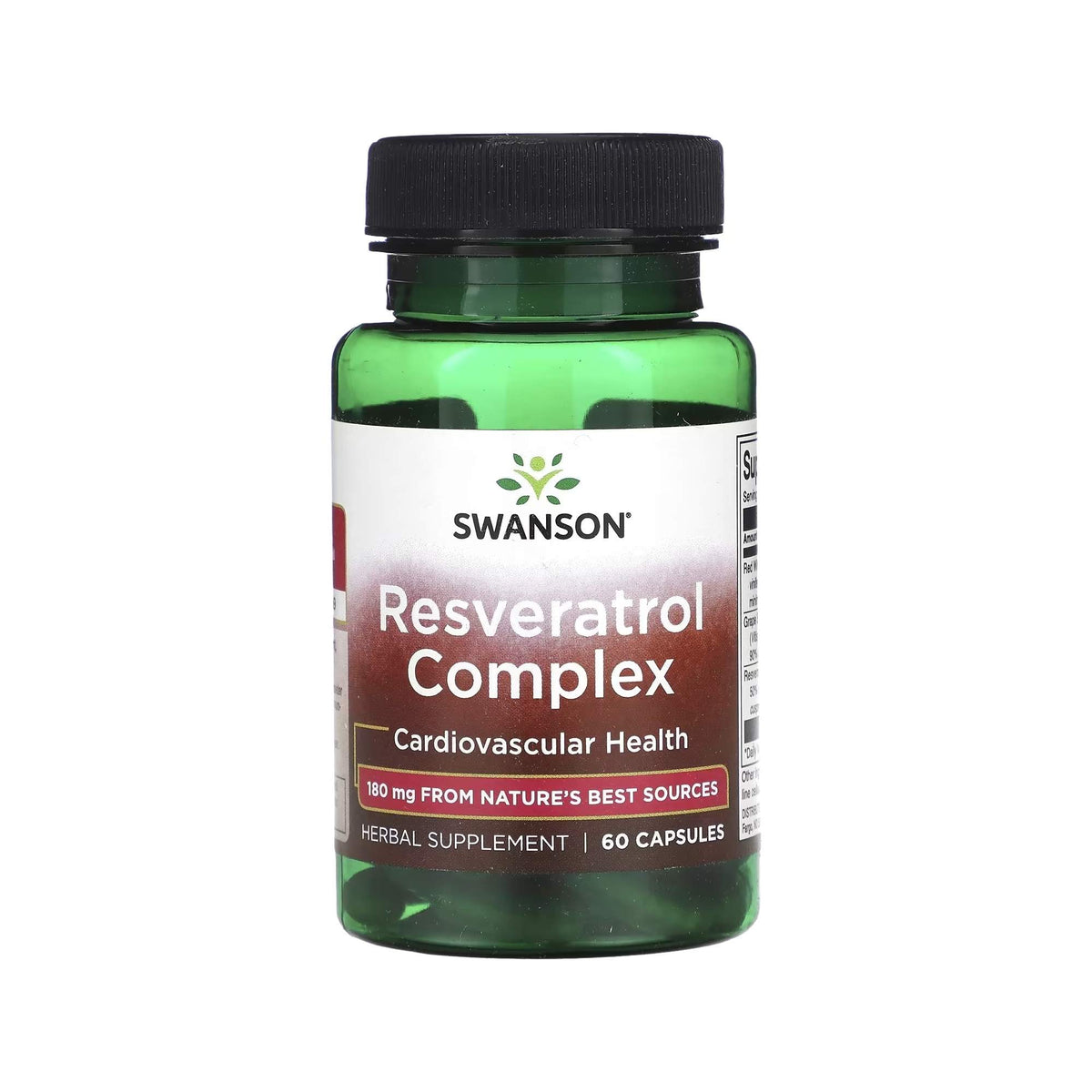Complexo Resveratrol 180mg - Swanson - 60 Cápsulas