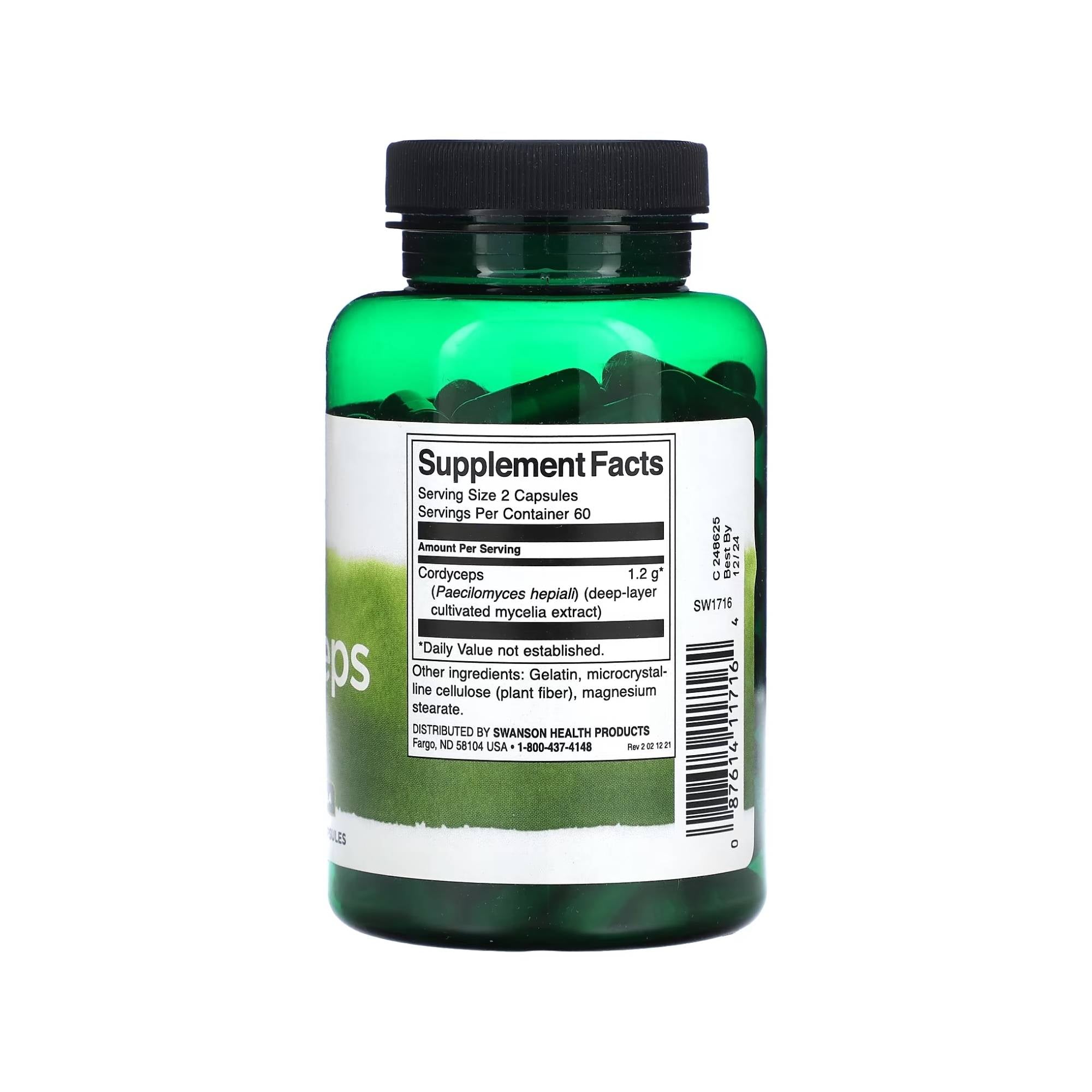 Cordyceps - Swanson - 120 Cápsulas