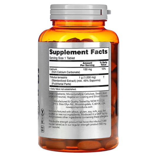 NOW Tribulus 1000mg - 90 cápsulas