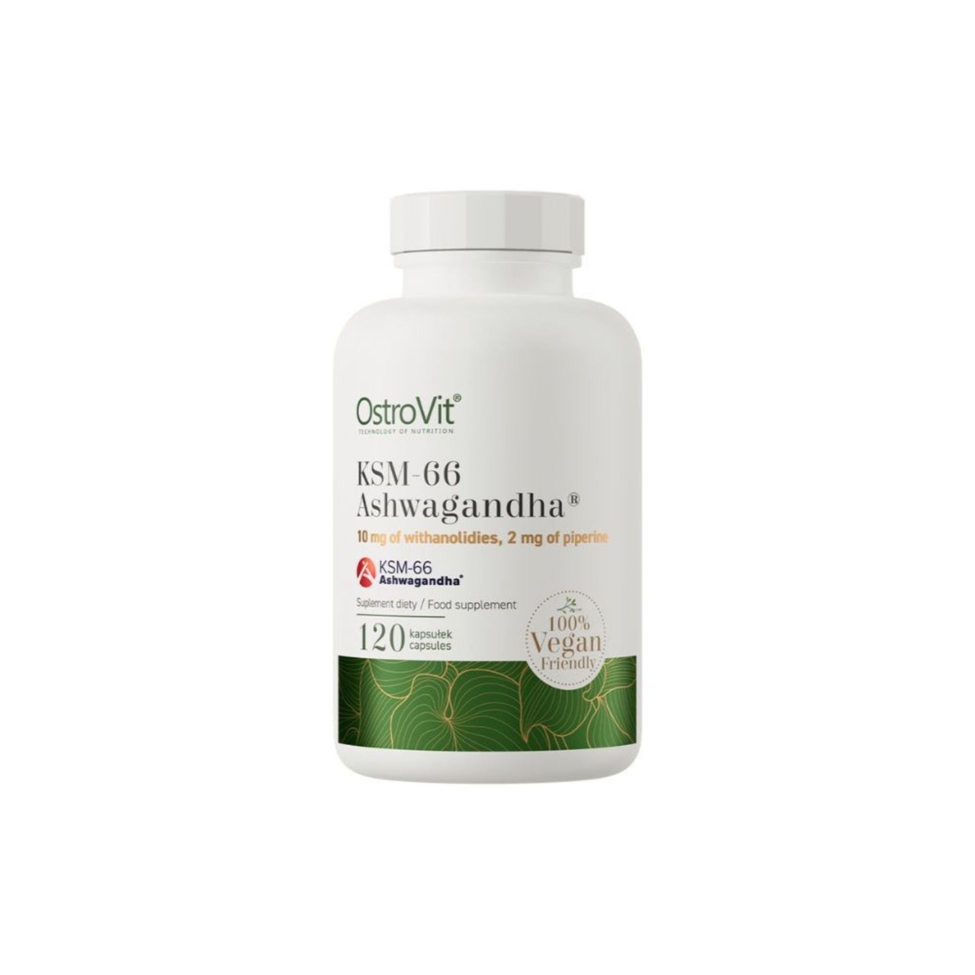 KSM-66 Ashwagandha - Ostrovit – 120 Cápsulas