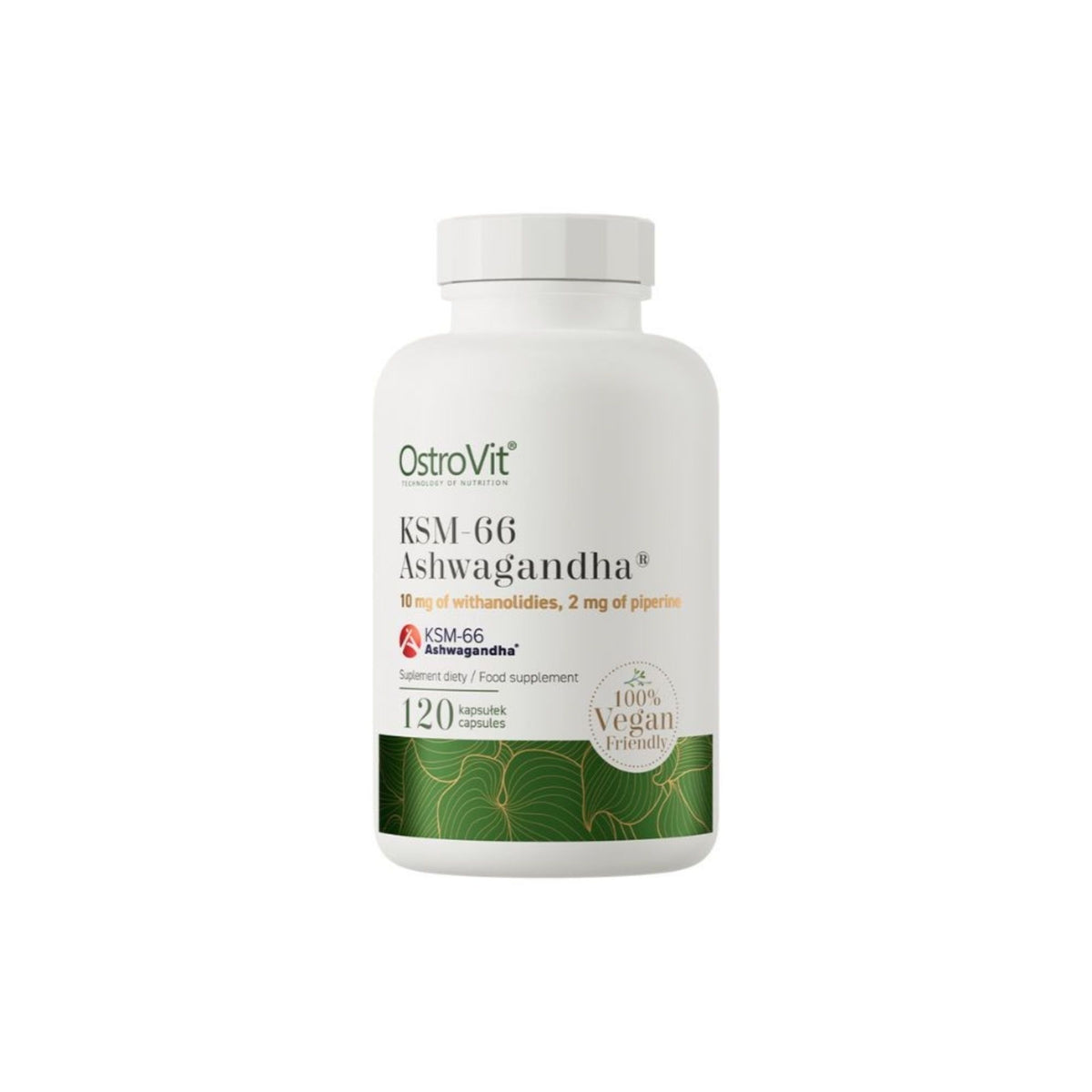 KSM-66 Ashwagandha - Ostrovit – 120 Cápsulas