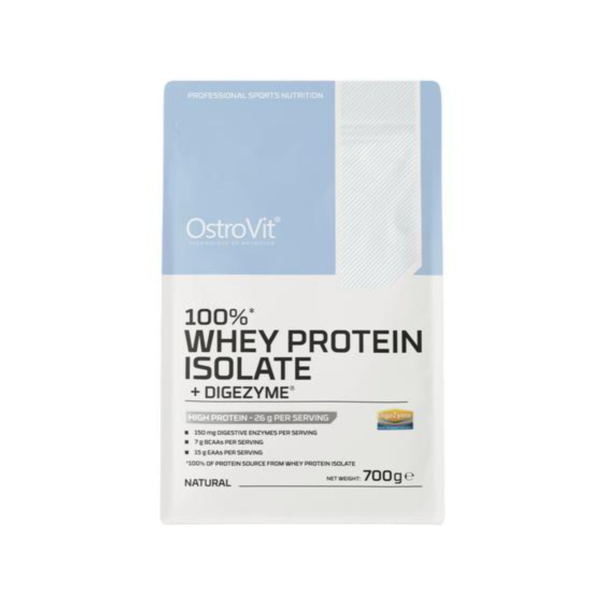 100% Whey Protein Isolate + DigeZyme – OstroVit – 700g