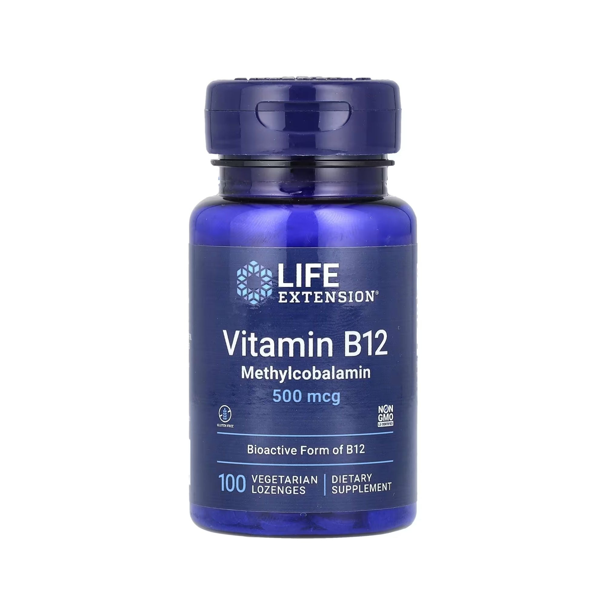 Vitamina B12 500 mcg - Life Extension - 100 pastilhas