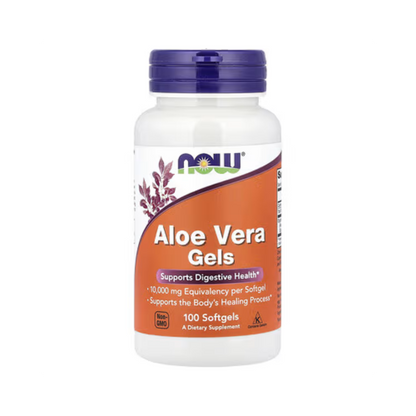Aloe Vera Gels - 100 Cápsulas - NOW Foods