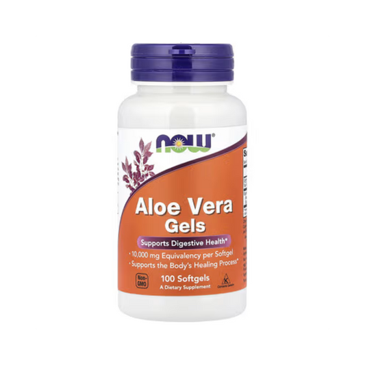 Aloe Vera Gels - 100 Cápsulas - NOW Foods