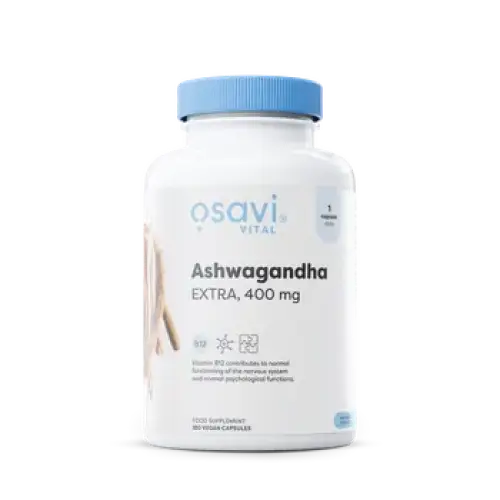 Ashwagandha Extra 400mg + B12 - 120 Cápsulas - Osavi - Saúde e Bem Estar