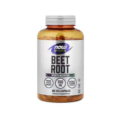 Beet Root (Pó de Beterraba) 550mg - NOW Sports - 180 Cápsulas