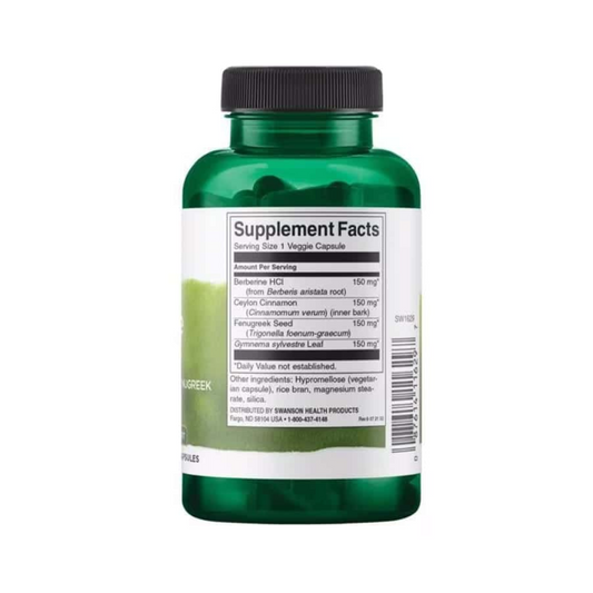 Berberine Complex - 90 Cápsulas - Swanson