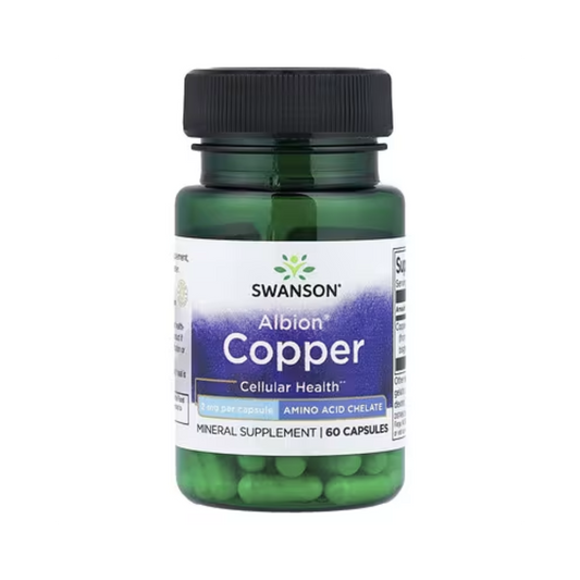 Cobre Albion, 2mg - 60 Cápsulas - Swanson